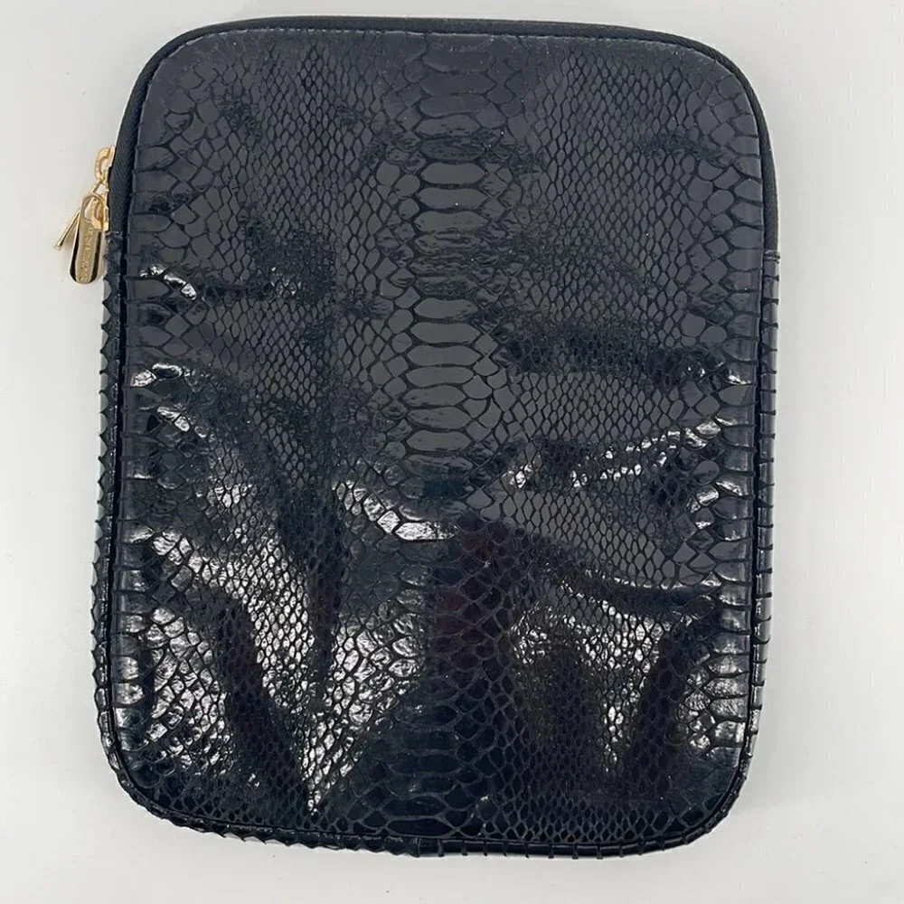 MICHAEL korsLeather python snakeskin ipad padded sleeve case tech accessory